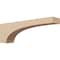 Ekena Millwork 6"W x 36"D x 12"H Thin Stockport Rough Cedar Woodgrain TimberThane Corbel, Primed Tan CORUR06X36X12STORCPR - alternate 1